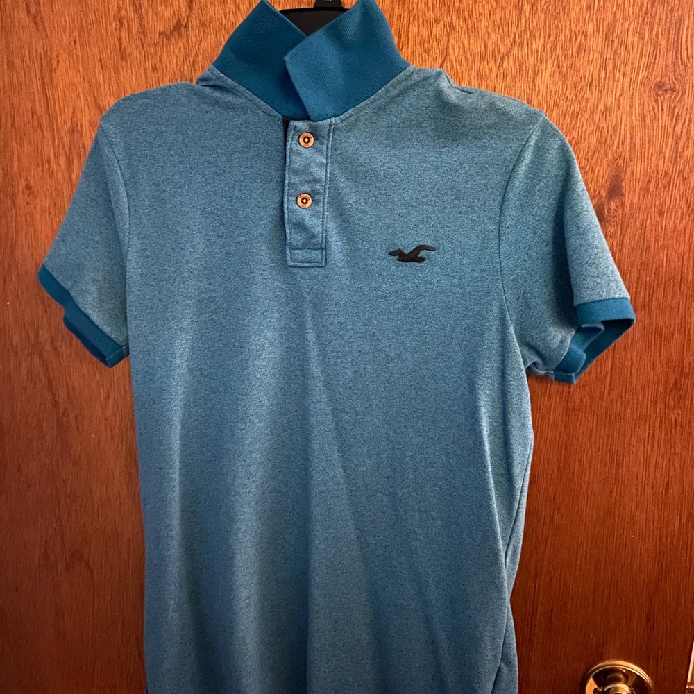 Teal Hollister Polo